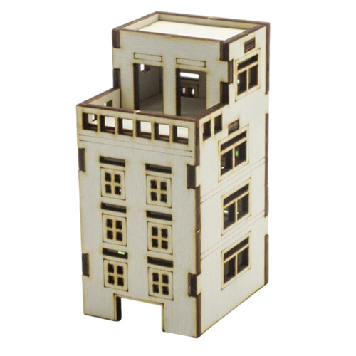 Wooden Apartment Assembling Model Outland Realism Scene-4