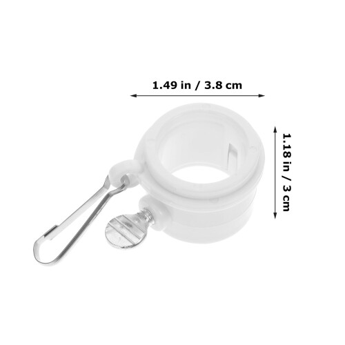 Anneaux de fixation rotatifs pour mâts de drapeau (2 pièces) 1
