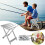 Aluminum Folding Side Table Portable Outdoor 24x16 in 2
