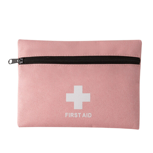 Quick Access First Aid Kit Easy Identification Storage-Pink L
