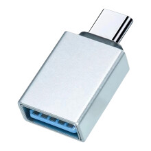 Quick Connect USB C Male To USB Female Adapter OTG-Silver