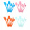 Silicone Kitchen Spatula Set 2-Pc Heat-Resistant 3