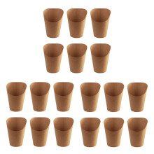 300x Καφέ Χάρτινα Ποτήρια Kraft, 300ml, 12cm Υ