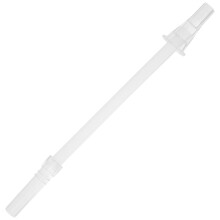 Canudo de silicone reutilizável para bebidas, 23,5 cm
