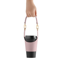 Wasserflaschenhülle aus PU-Leder für Becher von 300–750 ml