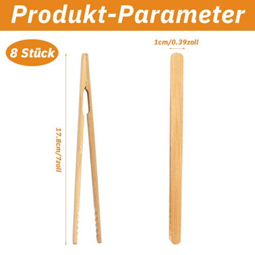 Bambu Grilltång 18 cm 8-pack 1