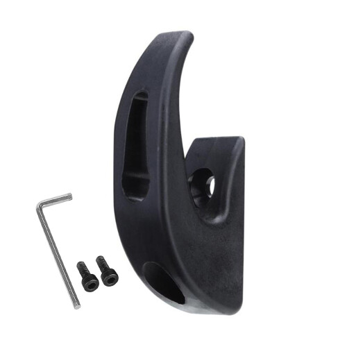 Plastic Skateboard Front Hook Electric-Black with screws