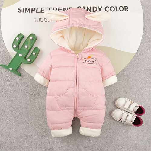Baby Bear Huva Vinterjumpsuit - Polyester, Storlekar 73-100 2