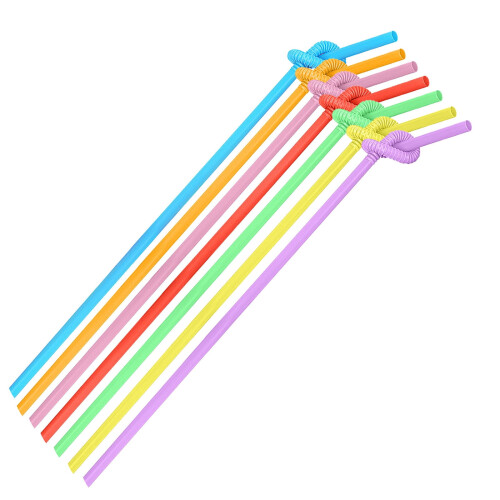 Pailles jetables en plastique Elainilye (100 pièces) 1
