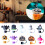 Black Bat Halloween Silicone Straw Cover 10mm 4