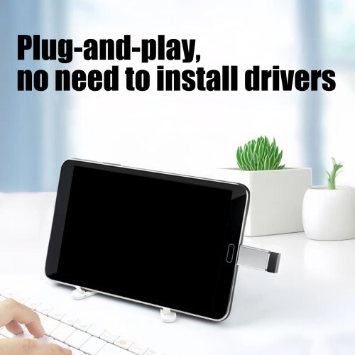 USB Type C To USB OTG Adapter Converter Universal-Black 2