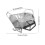 Support de barbecue triangulaire portable en acier inoxydable 2