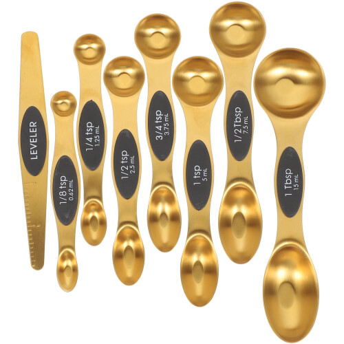 Magnetisches Messlöffel-Set aus Edelstahl
