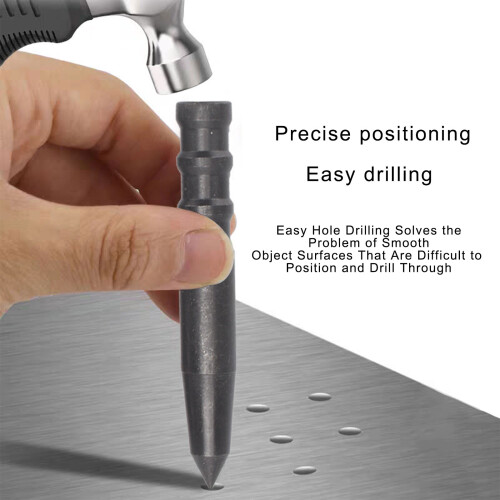 Center Punch Tool for Quick Accurate Drilling on-gun. black 1