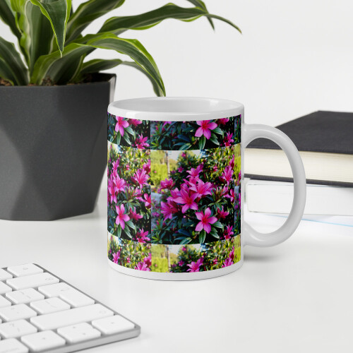 Ceramic White Glossy Mug 11 oz 1