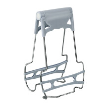 Schüsselklemme aus Edelstahl mit Silikonspitzen