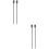 Silikon-Rührlöffel mit abgerundeten Spitzen – 2er-Pack 1