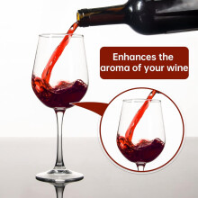 Timeless Wine Glasses Set – Durable & Dishwasher Safe