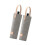 2PCS Protective Wine Carriers Bag Gift Carry Bag for-Gray 1