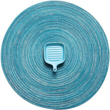 Round braided placemats 15 inch washable heat resistant