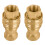Pack of 4 Consistent Bronze Quick Separate Couplers Ensuring-2 1
