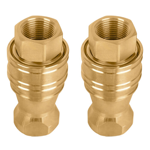 Pack of 4 Consistent Bronze Quick Separate Couplers Ensuring-2