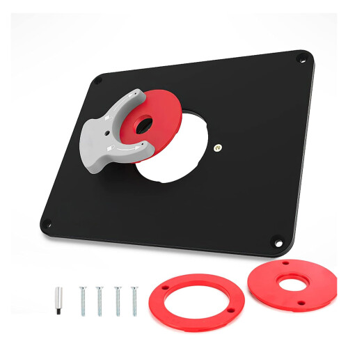 Easy Installation Router Insert Plate Set with Predrilled Holes 2