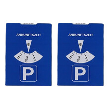 1/2pcs Blue Zone Parking Discs Parking Aids-11x15cm 2pcs