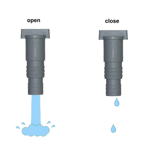 Pool-Absperrventil für 32-mm-Schlauchanschluss 2