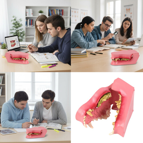 Friendly PVC Construction Dog Teeth Model for Training Features 1