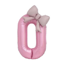 Number Balloon 40Inch Oversize Aluminum-Pearlescent powder 0