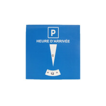 Blue Zone Parking Discs Parking Aids Clear Time-15x15cm 1pc