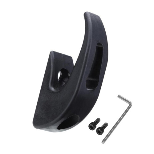 Plastic Electric Scooter Front Hook Bags-Black with screws