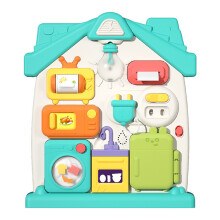 Colorful Activity Board for Toddlers Hand Eye Coordination-Blue