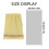 Serviette corail 34 x 74 cm Jaune 2