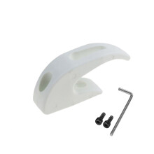Universal Electric Scooter Front Hook Bags-White with blue