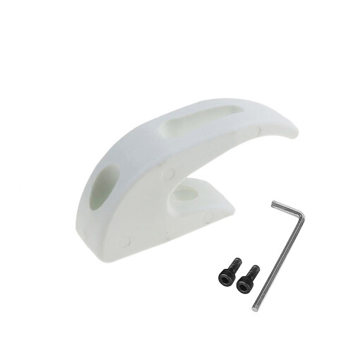 Universal Electric Scooter Front Hook Bags-White with blue