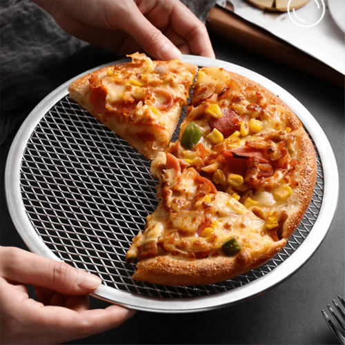 Grille de cuisson à pizza en aluminium de 23 cm 2