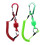 Retractable Cord Carabiner Features Powerful Magnets for-Red 2