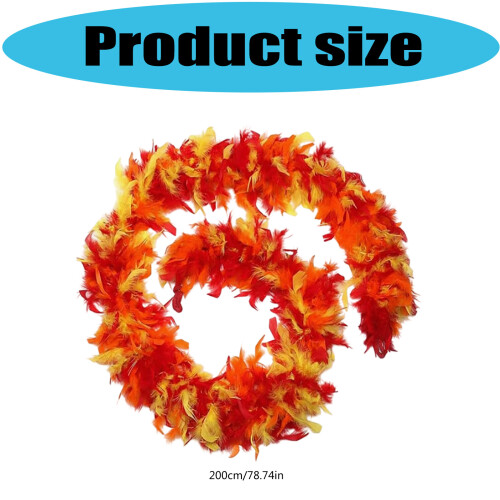 Turkey Feather Boas,2 Yard Chandelle Feather Boas-three colors 2