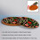 6 Pack Round Microfiber Leather Coasters 11x11 cm 4