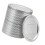 Pack of 60 Mason Jar Lids with Writeable Surfaces for-70mm 1