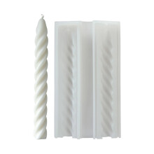 Heat Resistant Silicone Mould With Twist Designs For Candle-A