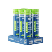 Endurance Hydration Electrolyte Effervescent Tablets, Lemon & Lime - 6 x 20 tabs