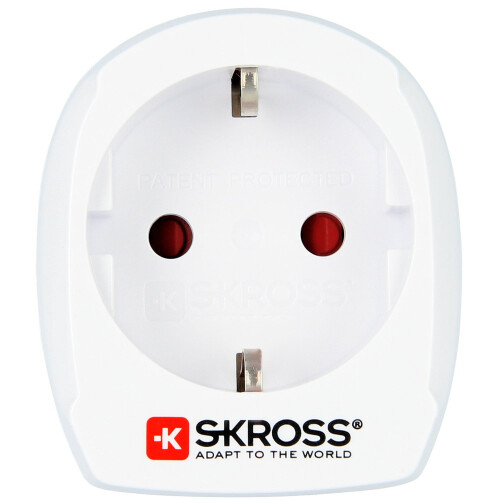 Travel adapter Europe to Denmark Grounded 2