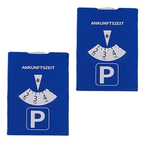 1/2pcs Portable Parking Timer Discs Feature Easy-11x15cm 2pcs