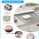 Planche de cuisson antirouille 304 permanente et facile à 7