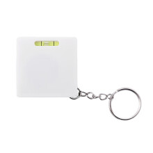 Easy to Carry Keychains Mini Steel Tape Measure-White