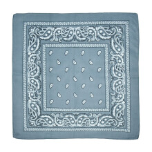 Eșarfă tip bandană Paisley din poliester, 22x22inch