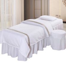 Set de lenjerie de pat pentru masă de masaj DENEST din poliester